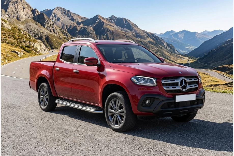 Mercedes X class 2017-2020 Progi Boczné Maydos V1 (2 szt., Aluminium) Image