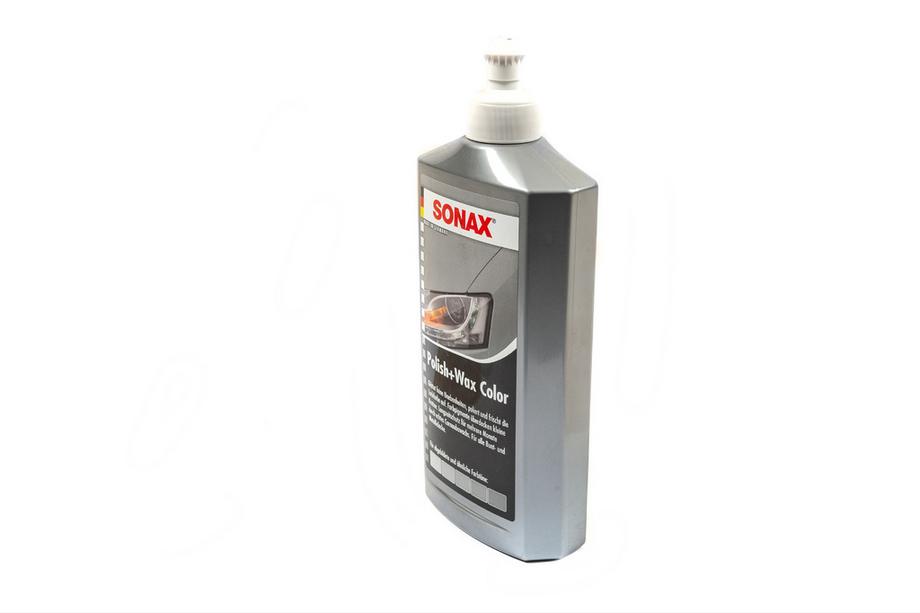 Sonax NanoPro Kolorowa politura z woskiem szary 500ml Image