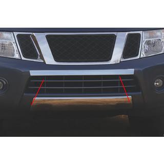 Nakładka na przedni zderzak ze stali nierdzewnej Nissan Pathfinder R51 2005-2014 zdjęcia 1