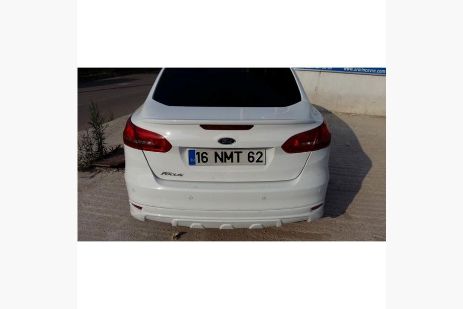 Ford Focus III 2011-2017 Nakładka na tylny zderzak Sedan 2015↗ (gruntowana do lakierowania) Zdjęcia 2