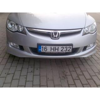Nakładka na przedni zderzak 2006-2009 (zagruntowana do malowania) Honda Civic Sedan VIII 2006-2011 zdjęcia 2