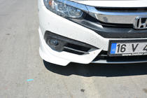 Honda Civic Sedan X 2016-2021 Narożniki zderzaka przedniego (do lakierowania) zdjęcia 1
