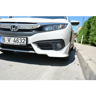 Narożniki zderzaka przedniego (do lakierowania) Honda Civic Sedan X 2016-2021 zdjęcia 3