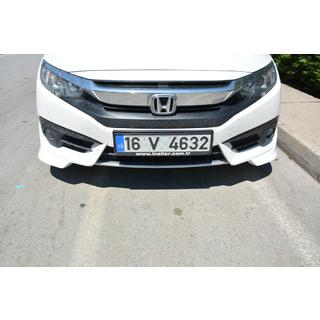 Narożniki zderzaka przedniego (do lakierowania) Honda Civic Sedan X 2016-2021 zdjęcia 2