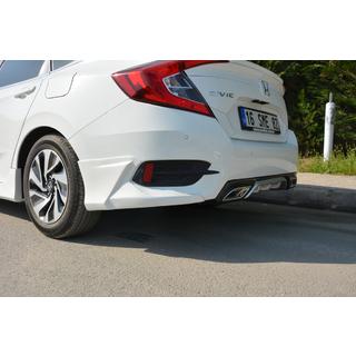 Narożniki tylnego zderzaka (pod lakierowanie) Honda Civic Sedan X 2016-2021 zdjęcia 1