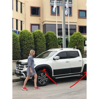 Poszerzenia nadkoli (do lakierowania) Mercedes X class 2017-2020 zdjęcia 3