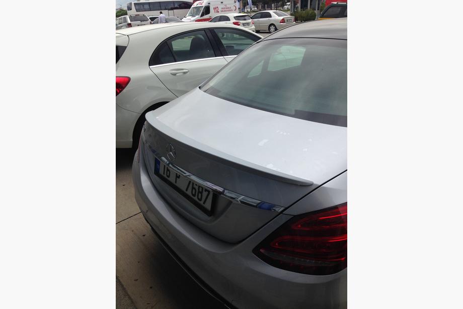Mercedes C-class W205 2014-2021 Spoiler Meliset (zagruntowany do malowania) Image