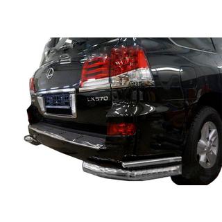 Podwójne tylne narożniki (stal nierdzewna) Lexus LX570/450d 2008-2022