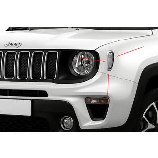 Chromowane nakładki na kierunkowskazy boczne (2 szt stal nierdzewna) Jeep Renegade 2014- zdjęcia 1