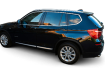 BMW X1 E84 2009-2015 Kompletny zestaw listew okiennych stal nierdzewna 12 szt. zdjęcia 1