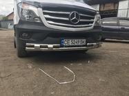 Mercedes Sprinter W906 2006–2018 Dolny pałąk przedni Shark (stal nierdzewna) 2006-2013 zdjęcia 5
