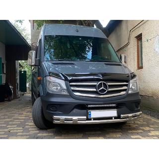 Dolny pałąk przedni Shark (stal nierdzewna) Mercedes Sprinter W906 2006–2018 zdjęcia 2