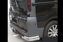 Renault Trafic 2001–2015 Tylne narożniki AK003-podwójne (nierdzewne) zdjęcia 3