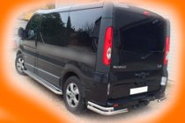 Renault Trafic 2001–2015 Tylne narożniki AK003-podwójne (nierdzewne) zdjęcia 1