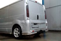 Renault Trafic 2001–2015 Tylne narożniki AK003-podwójne (nierdzewne) zdjęcia 2