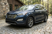 Hyundai Santa Fe 3 2012-2018 Progi Boczné Tayga Black (2 szt., Aluminium) zdjęcia 1