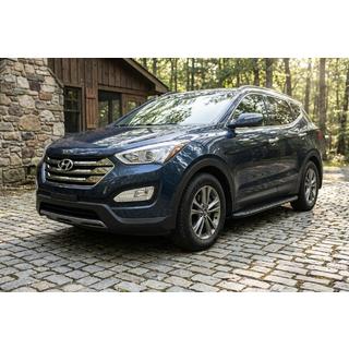 Progi Boczné Tayga Black (2 szt., Aluminium) Hyundai Santa Fe 3 2012-2018 zdjęcia 1