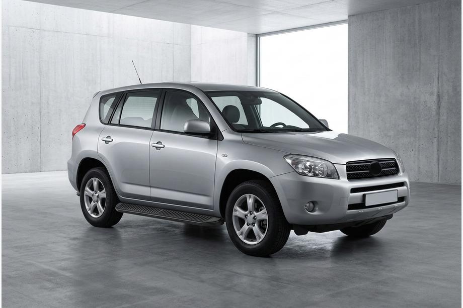 Toyota Rav 4 2006-2013 Progi Boczné Tayga Black (2 szt., Aluminium) Image