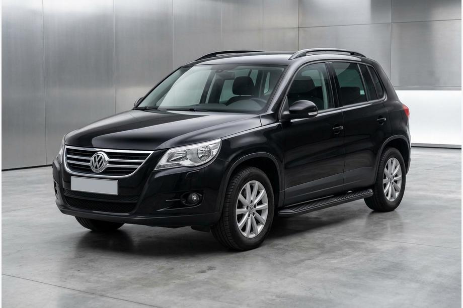 Volkswagen Tiguan 2007-2016 Progi Boczné Tayga Black (2 szt., Aluminium) Image