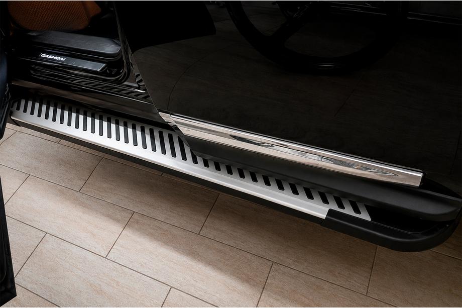 Nissan Pathfinder R52 2012-2021 Progi Boczné Line (2 szt, aluminium) Image