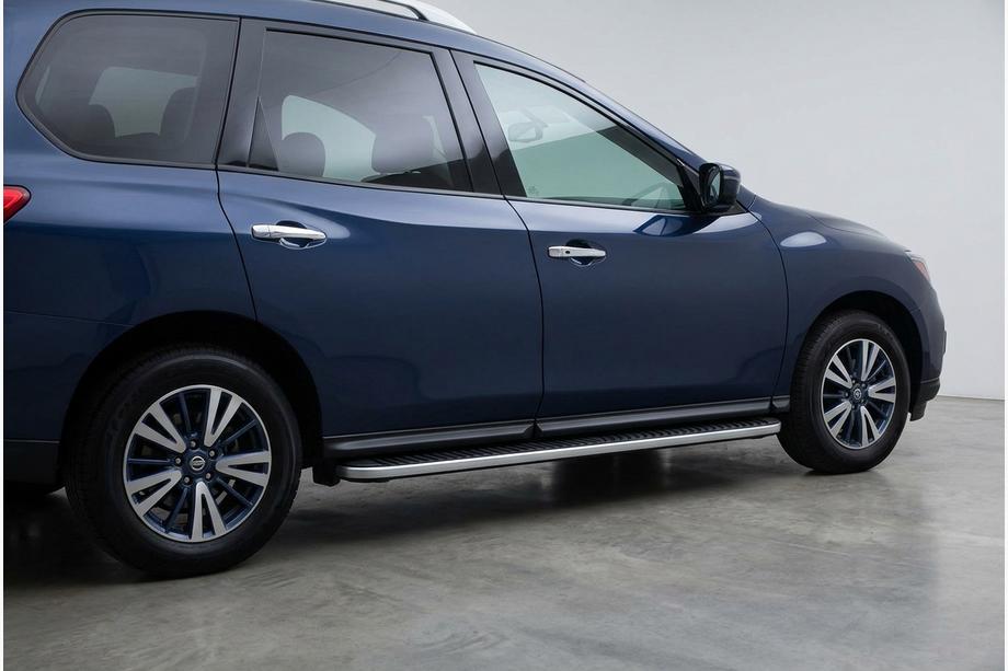 Nissan Pathfinder R52 2012-2021 Progi Boczné Tayga Grey (2 szt, Aluminium) Image