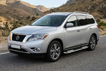 Nissan Pathfinder R52 2012-2021 Progi Boczné Tayga V2 (2 szt, Aluminium) zdjęcia 1