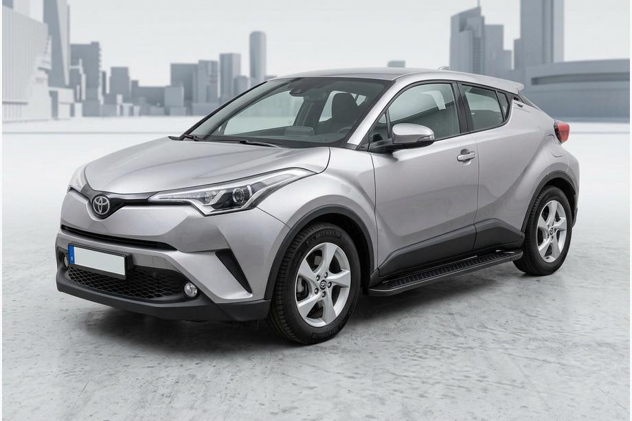 Toyota C-HR 2016-2023 Progi Boczné Allmond Black (2 szt., aluminium) Image