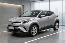 Toyota C-HR 2016-2023 Progi Boczné Line (2 szt., Aluminium) zdjęcia 1
