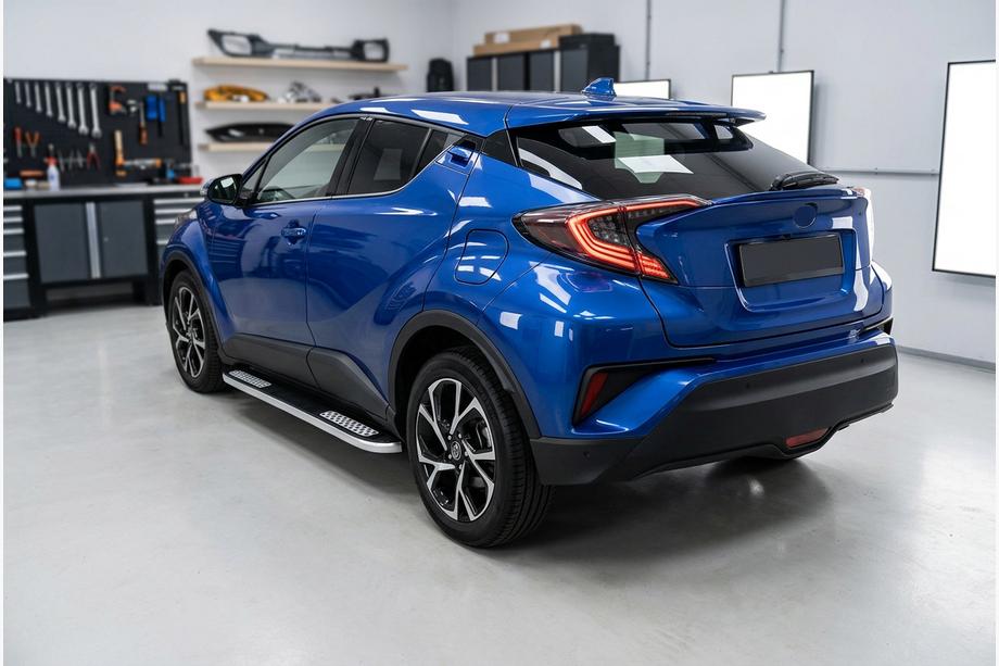 Toyota C-HR 2016-2023 Progi Boczné Tayga V2 (2 szt., aluminium) Image