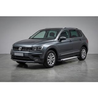 Progi boczne Allmond Grey (2 szt., aluminium) Volkswagen Tiguan 2016-2023 zdjęcia 1