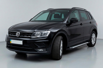 Volkswagen Tiguan 2016-2023 Progi Boczne Line (2 szt., Aluminium) zdjęcia 1