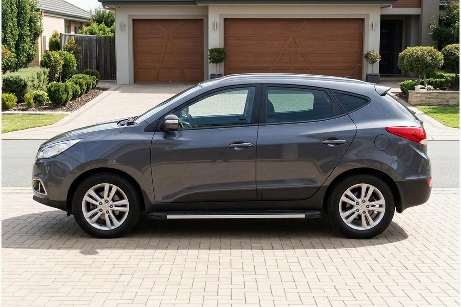Hyundai IX-35 2010-2015 Progi Boczné Maya V1 (2 szt., Aluminium) Image