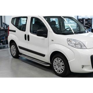 Progi Boczne Maydos V2 (2 szt., Aluminium i Stal Nierdzewna) Fiat Fiorino/Qubo 2008-2024 zdjęcia 1