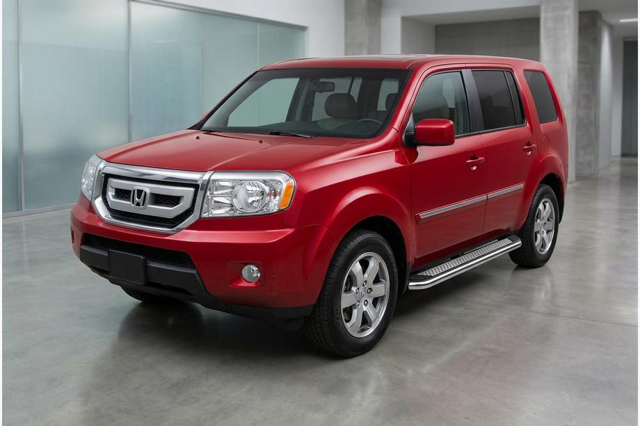 Honda Pilot 2008-2015 Progi Boczne Maydos V2 (2 szt., Aluminium i Stal Nierdzewna) Zdjęcia 1