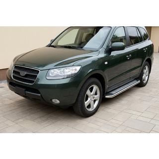 Progi Boczne Maydos V2 (2 szt., Aluminium i Stal Nierdzewna) Hyundai Santa Fe 2 2006-2012 zdjęcia 1