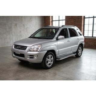 Progi Boczne Maydos V2 (2 szt., Aluminium i Stal Nierdzewna) Kia Sportage 2004-2010 zdjęcia 1