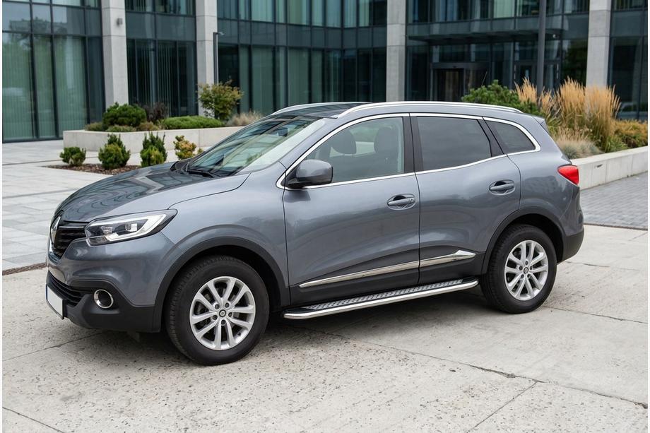 Renault Kadjar 2015-2022 Progi Boczne Maydos V2 (2 szt., Aluminium i Stal Nierdzewna) Image