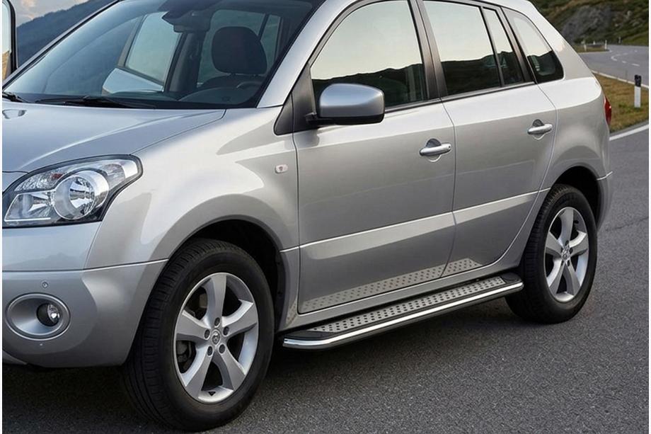 Renault Koleos 2008-2016 Progi Boczne Maydos V2 (2 szt., Aluminium i Stal Nierdzewna) Image