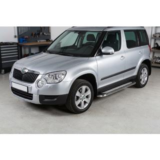 Progi Boczne Maydos V2 (2 szt., Aluminium i Stal Nierdzewna) Skoda Yeti 2009-2017 zdjęcia 1