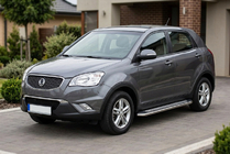 SsangYong Korando 2010-2019 Progi Boczne Maydos V2 (2 szt., Aluminium i Stal Nierdzewna) zdjęcia 1