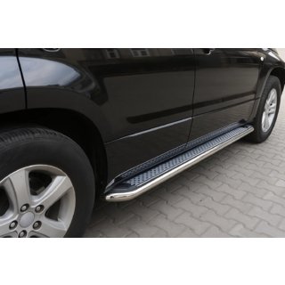 Progi Boczne Maydos V2 (2 szt., Aluminium i Stal Nierdzewna) Suzuki Grand Vitara 2005-2017 zdjęcia 1