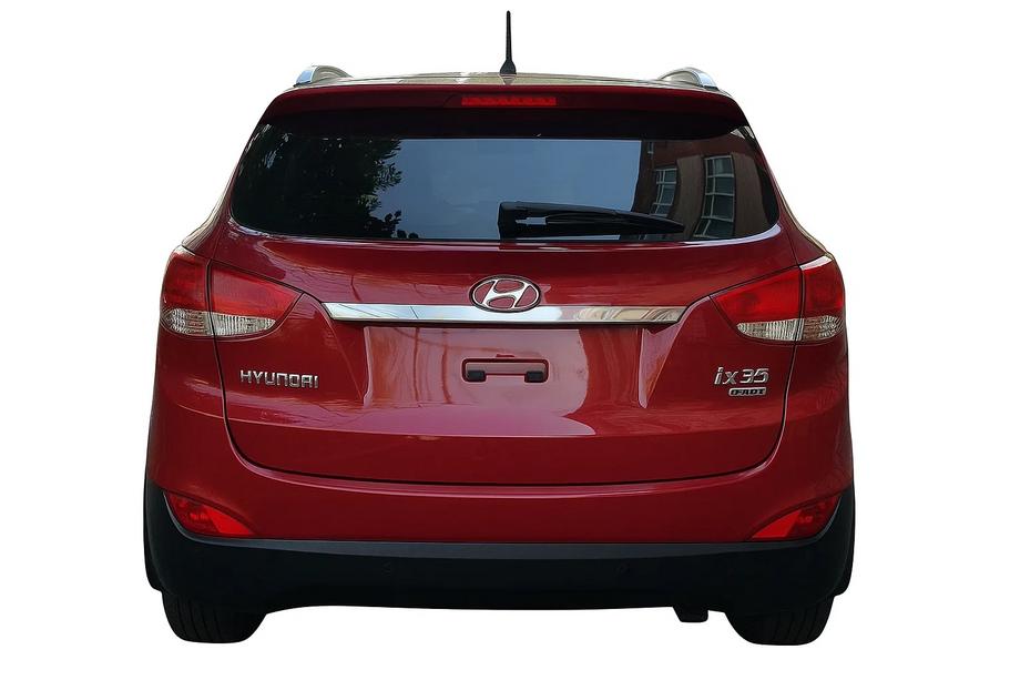 Hyundai IX-35 2010-2015 Listwa chromowana nad tablicą rejestracyjną (szeroka) Plastik Chromowany Image