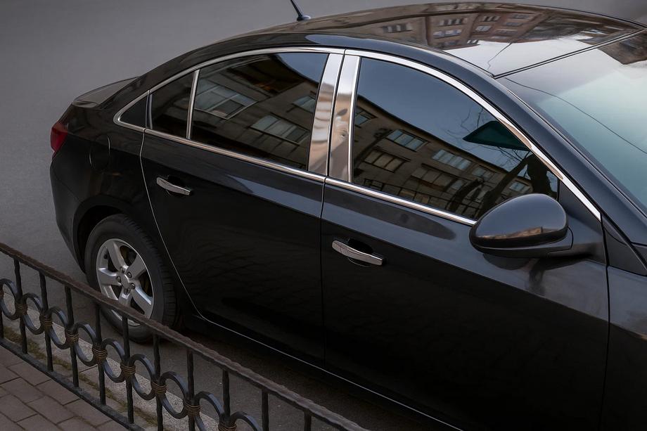 Chevrolet Cruze 2009–2015 Nakładki na słupki ze stali nierdzewnej (6 szt.) Image