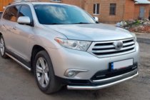 Toyota Highlander 2008-2013 Osłona Przednia ST008 (2010-2013, Stal Nierdzewna) zdjęcia 3