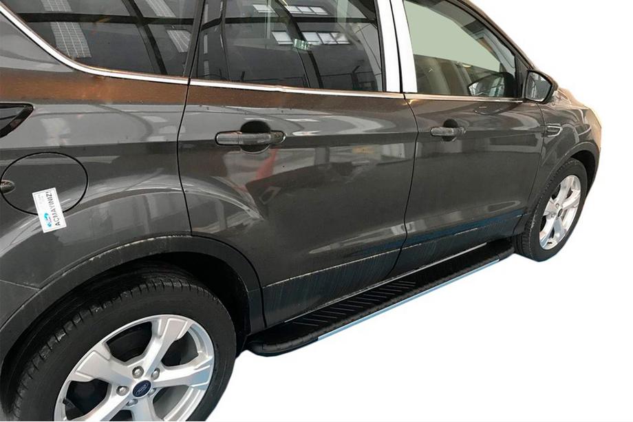 Ford Kuga/Escape 2013-2019 Progi boczne Bosphorus Grey (2 szt., aluminium) Image