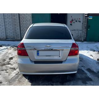 Nakładka na tylny zderzak z rantem Plastik Chevrolet Aveo T250 2005-2011 zdjęcia 1