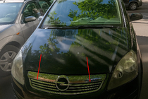Opel Zafira B 2005–2011 Chromowane Nakładki na Grill (6 szt, Stal Nierdzewna) zdjęcia 1