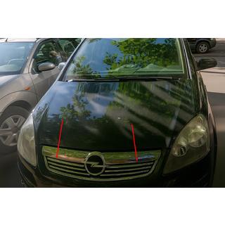 Chromowane Nakładki na Grill (6 szt, Stal Nierdzewna) Opel Zafira B 2005–2011 zdjęcia 1