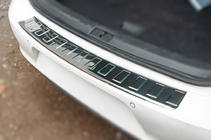Volkswagen Golf 7/E-Golf 2012-2020 Nakładka na tylny zderzak Carmos Stal Nierdzewna zdjęcia 1