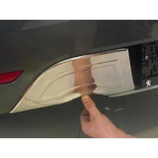 Nakładka tylnego zderzaka stal nierdzewna Peugeot 508 2010-2018 zdjęcia 1